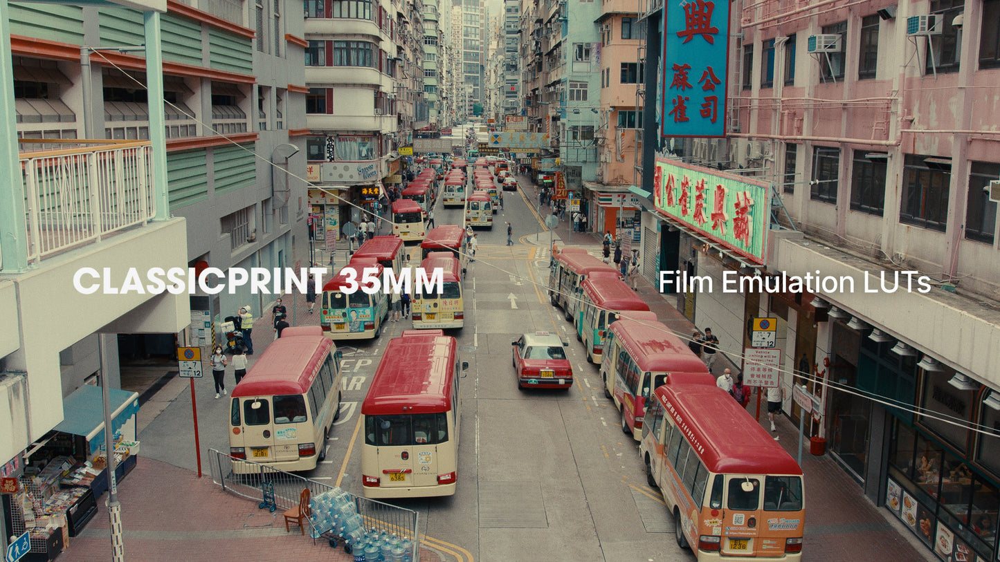 ClassicPrint™ Film Emulation LUTs (COLOR SCIENCE 3.5)