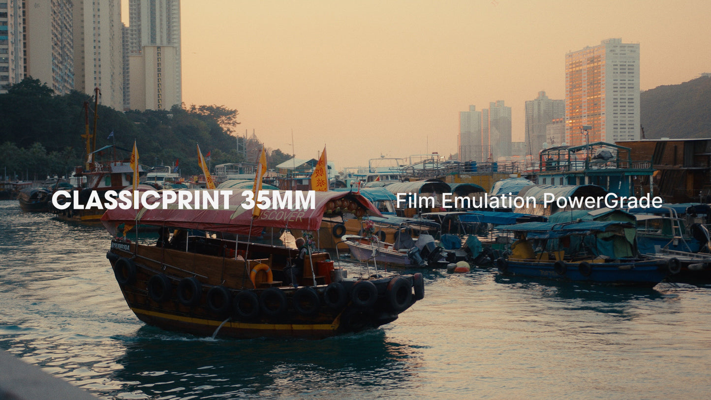 ClassicPrint™ Film Emulation PowerGrade (COLOR SCIENCE 3.5)