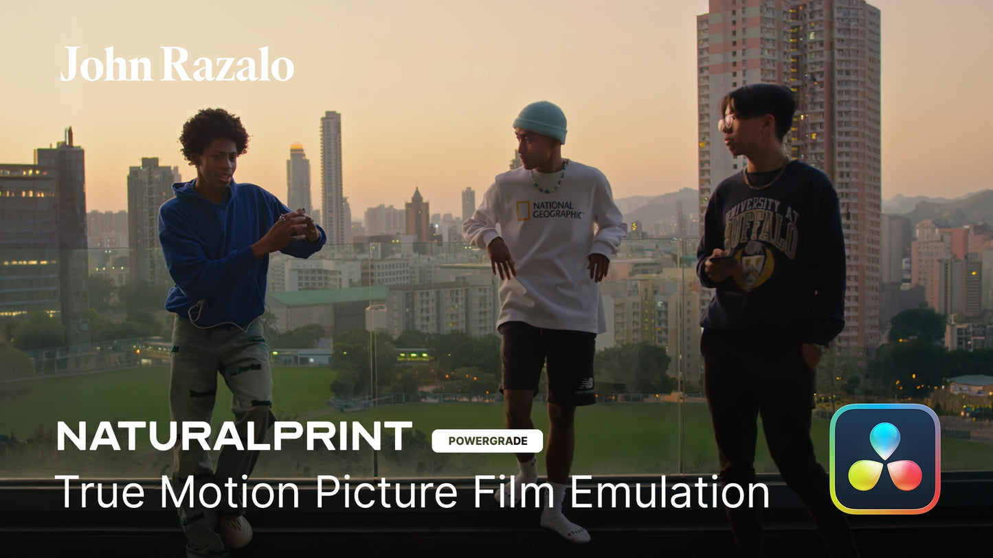 NaturalPrint Film Emulation PowerGrade (COLOR SCIENCE 3.5)